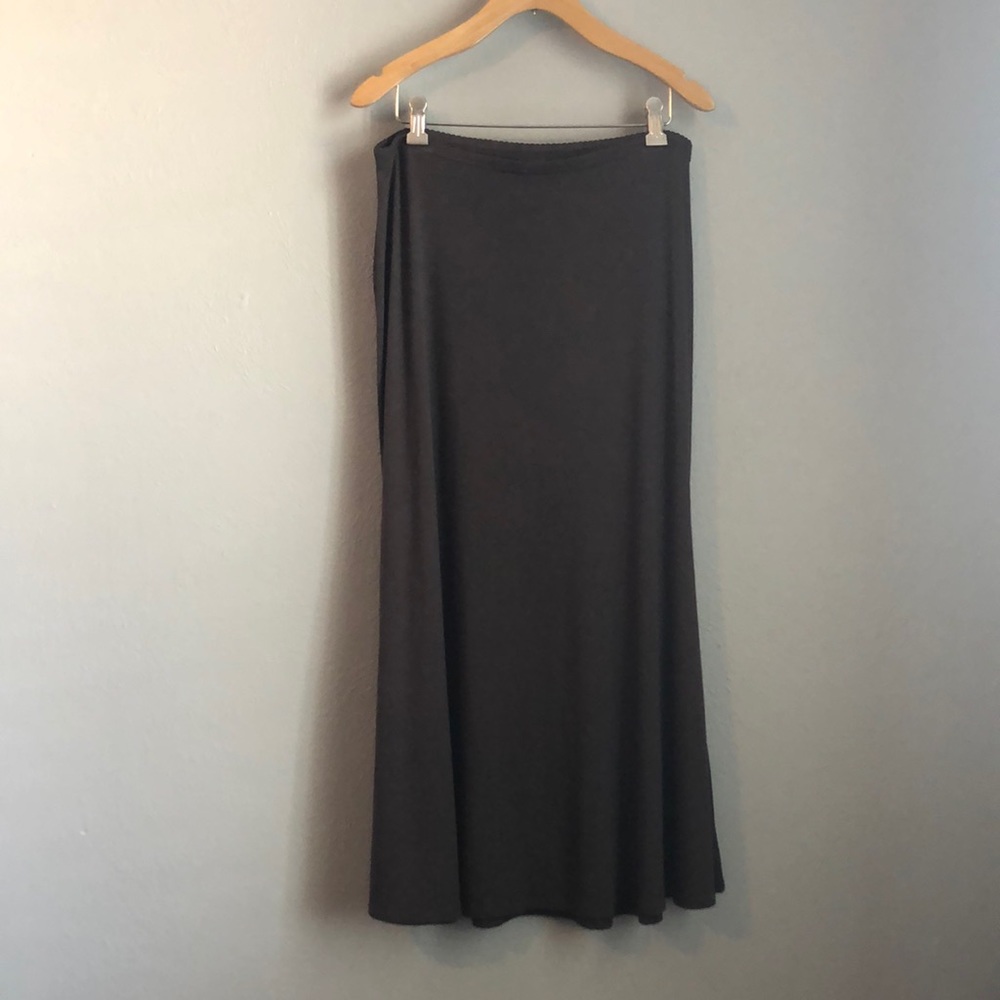 J Jill Brown Maxi Skirt NWOT